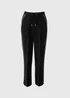 Et Vous Black Side Stripe Wide Leg Trousers - Size 26 29 leg Image 4