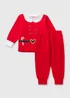 Girls Mrs Claus Christmas Pyjamas (1-7yrs) - Age 5 - 6 Years Image 1