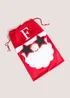 Red Alphabet Santa Sack - B Image 1