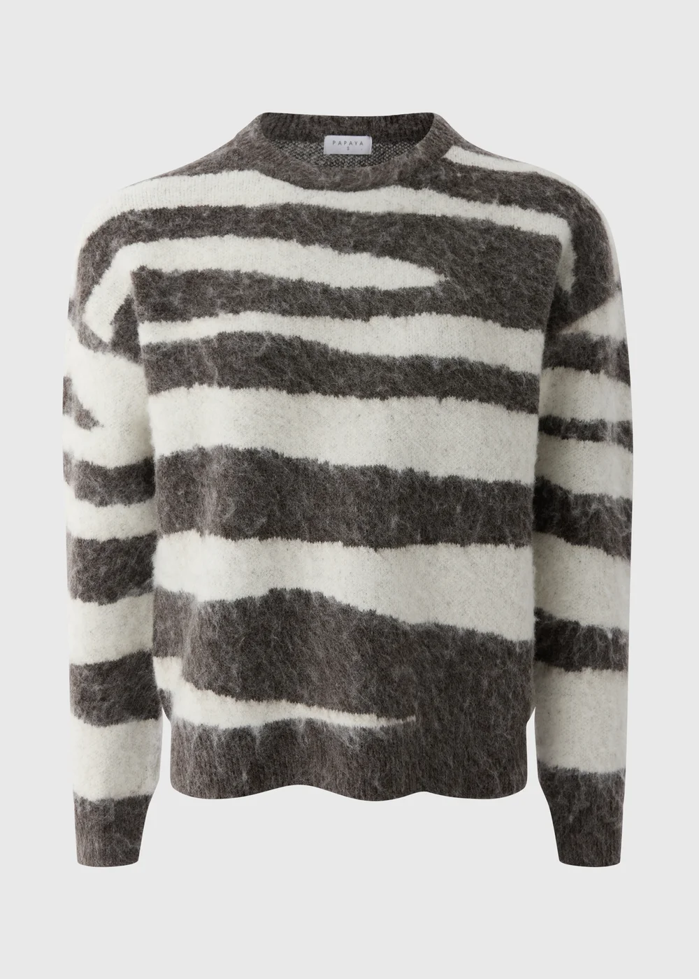 Brown And White Pattern Jumper - XS Image 2