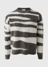 Brown And White Pattern Jumper - XS Image 2
