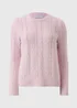 Light Pink Cable Embellished Jumper - XL Image 3