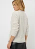 Cream Cable Embelished Jumper - XS Image 3