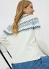 Cream Fairisle Jumper - M Image 3
