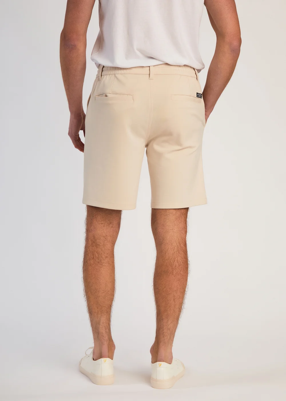 Tokyo Laundry Natural Jersey Shorts with Drawstring - S Image 2
