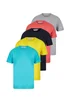 Tokyo Laundry Blue Cotton 5-Pack Short Sleeve T-Shirts - Medium Image 1