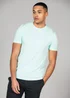 Tokyo Laundry Light Blue Cotton 5-Pack Short Sleeve T-Shirts - Large Image 4