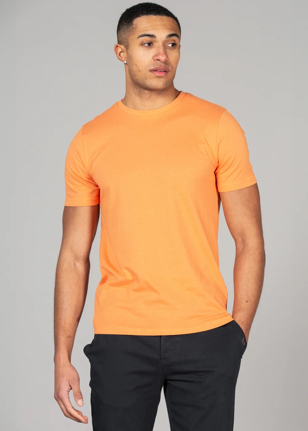 Tokyo Laundry Light Blue Cotton 5-Pack Short Sleeve T-Shirts - Large Image 2