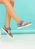 Lunar Blue Cher Sandal - Size 4 Image 1