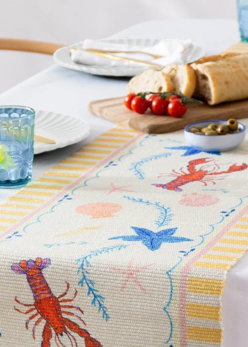 furn. Brunch Stripes Indoor/Outdoor Table Runner - 220x35cm Image 2