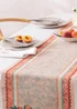 furn. Anemone Peaches Indoor/Outdoor Table Runner - 180x35cm Image 2