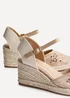 Linzi Kayla Taupe Closed Toe Wedge - Size 4 Image 5