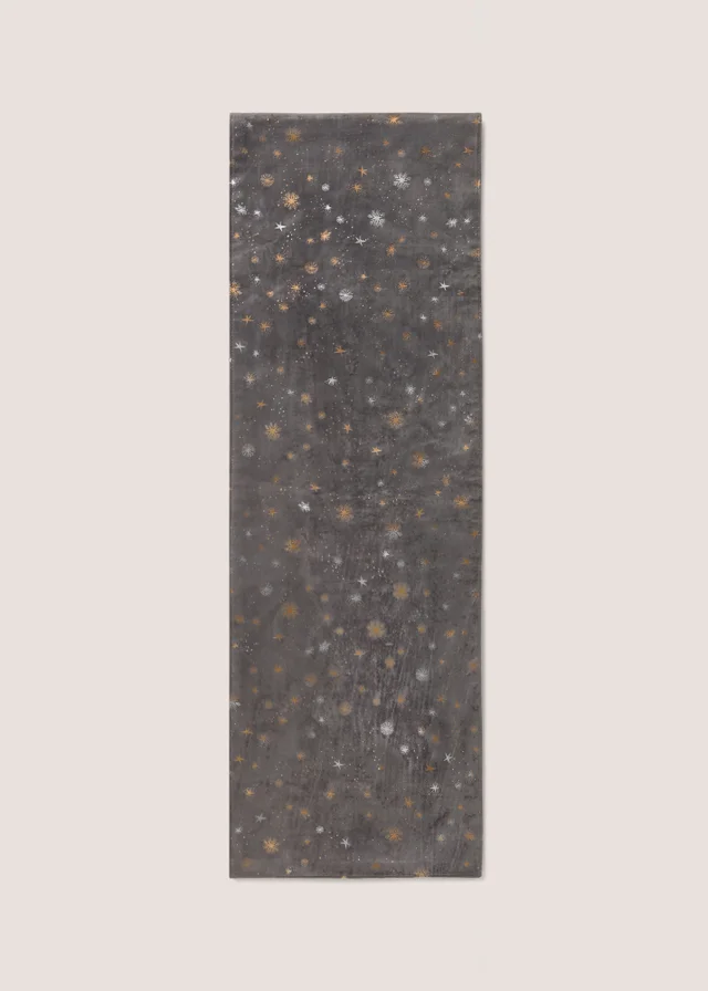 Grey Celestial Table Runner