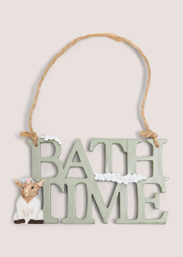 Bath Time Cow Hanging Ornament