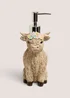 Highland Cow Soap Dispenser Image 1