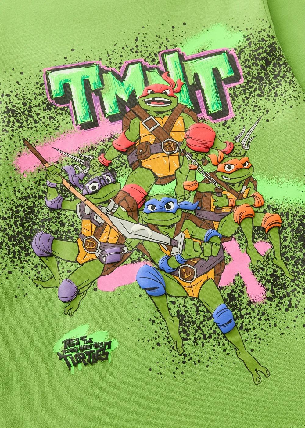 Ninja Turtles Boys Green Pyjama Set (4-13yrs) - Age 12 Years Image 2