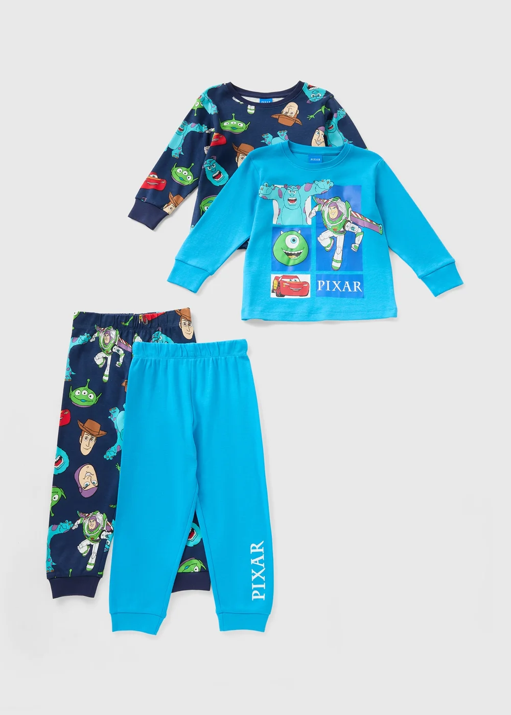 Toy Story 2 Pack Boys Blue Pyjama Set (1-7yrs) - 1 to 1 half years Image 1