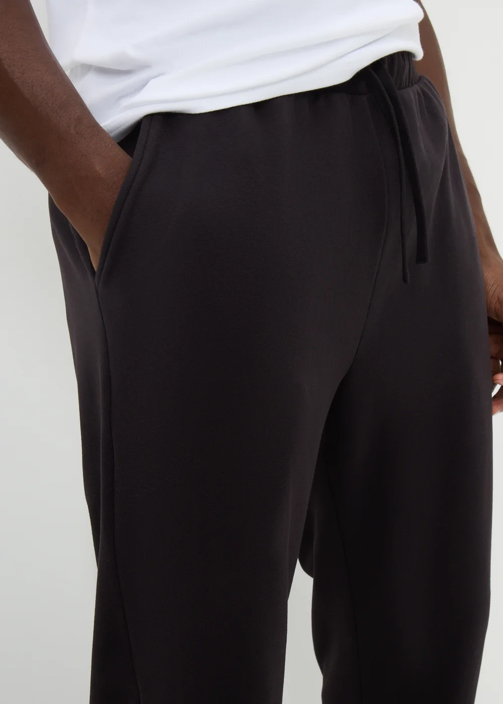 Black Mircofleece Joggers - XXL Image 2