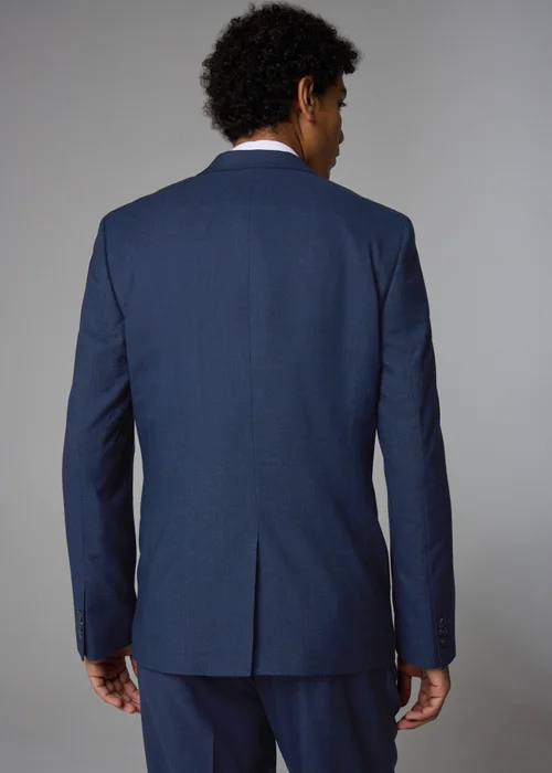 Taylor & Wright Willowby Blue Black Slim Suit Jacket - 42 Chest Short Image 4