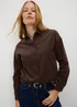 Brown Cord Shirt - Size 22 Image 2