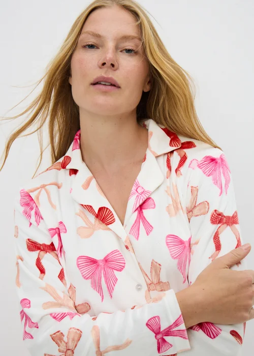 Cream Traditional Pyjama Set - Extra small Image 1