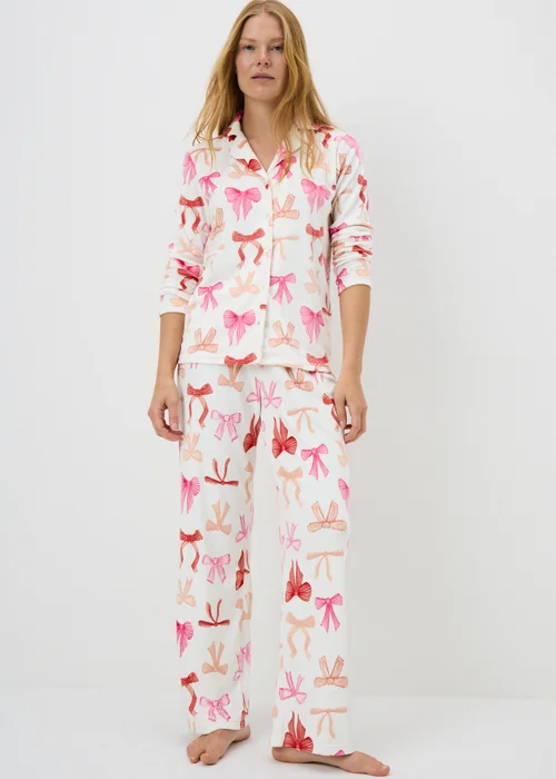 Cream Traditional Pyjama Set - Extra small Image 2