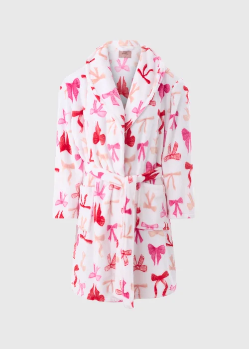 Cream Bow Dressing Gown - Extra small Image 3