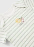 5 Pack Baby Multicolour Vegetable Bodysuits (Newborn-36mths) - First Size Image 2