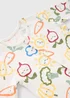 2 Pack Baby Multicolour Vegetable Sleepsuits (Newborn-36mths) - First Size Image 2