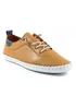 Lunar Tan St Ives Leather Plimsoll - Size 8 Image 1