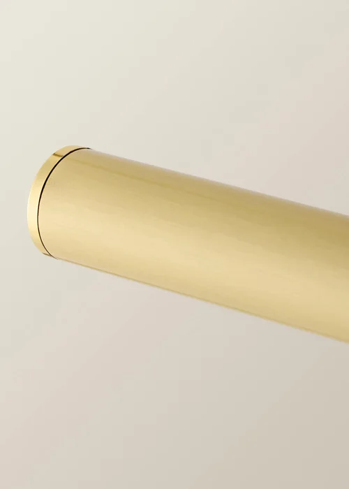 ValueLights Alana Brushed Gold Wall Light Integrated LED (20cm x 11cm x 46.5cm) - One Size Image 4