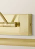 ValueLights Alana Brushed Gold Wall Light Integrated LED (20cm x 11cm x 46.5cm) - One Size Image 5