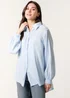 Blue Vanilla Blue Diamante Detailed Classic Shirt - Small/Medium Image 1