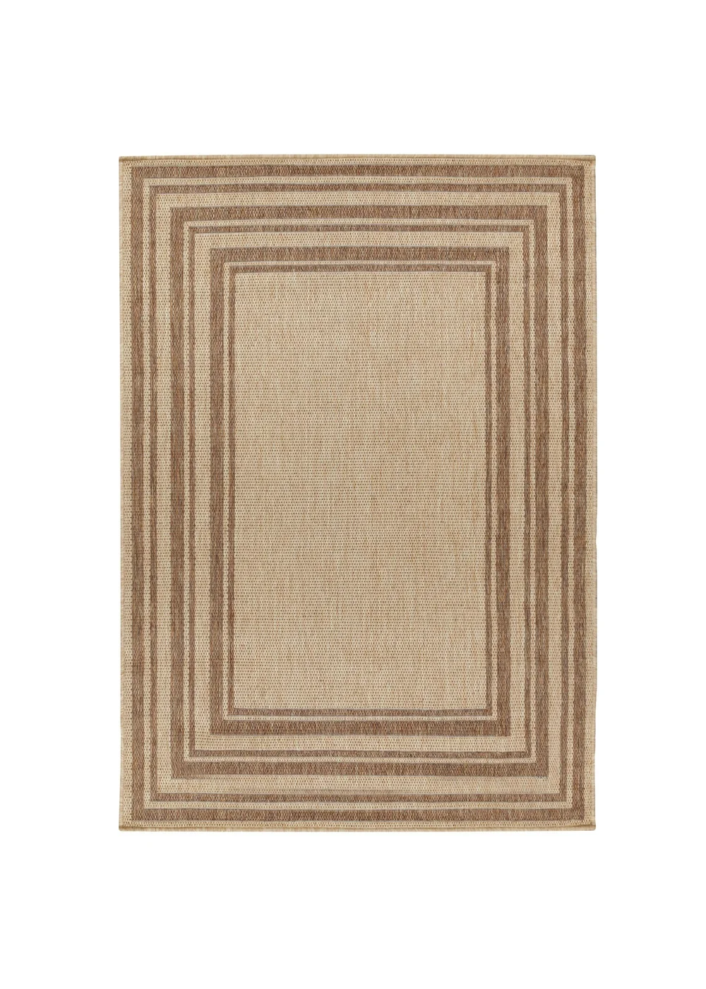 Yard Natural Camber Jute Effect Indoor/Outdoor Rug - 120 x 170 Image 2