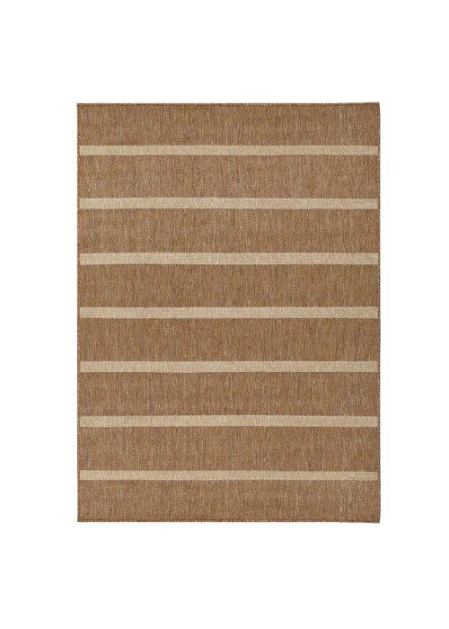 Yard Tala Natural Stripe Jute Effect Indoor/Outdoor Rug - 120 x 170 Image 2