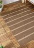 Yard Tala Natural Stripe Jute Effect Indoor/Outdoor Rug - 120 x 170 Image 4