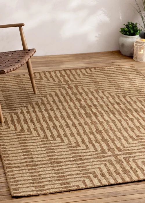 Yard Natural Sandown Jute Effect Indoor/Outdoor Rug - 120 x 170 Image 1