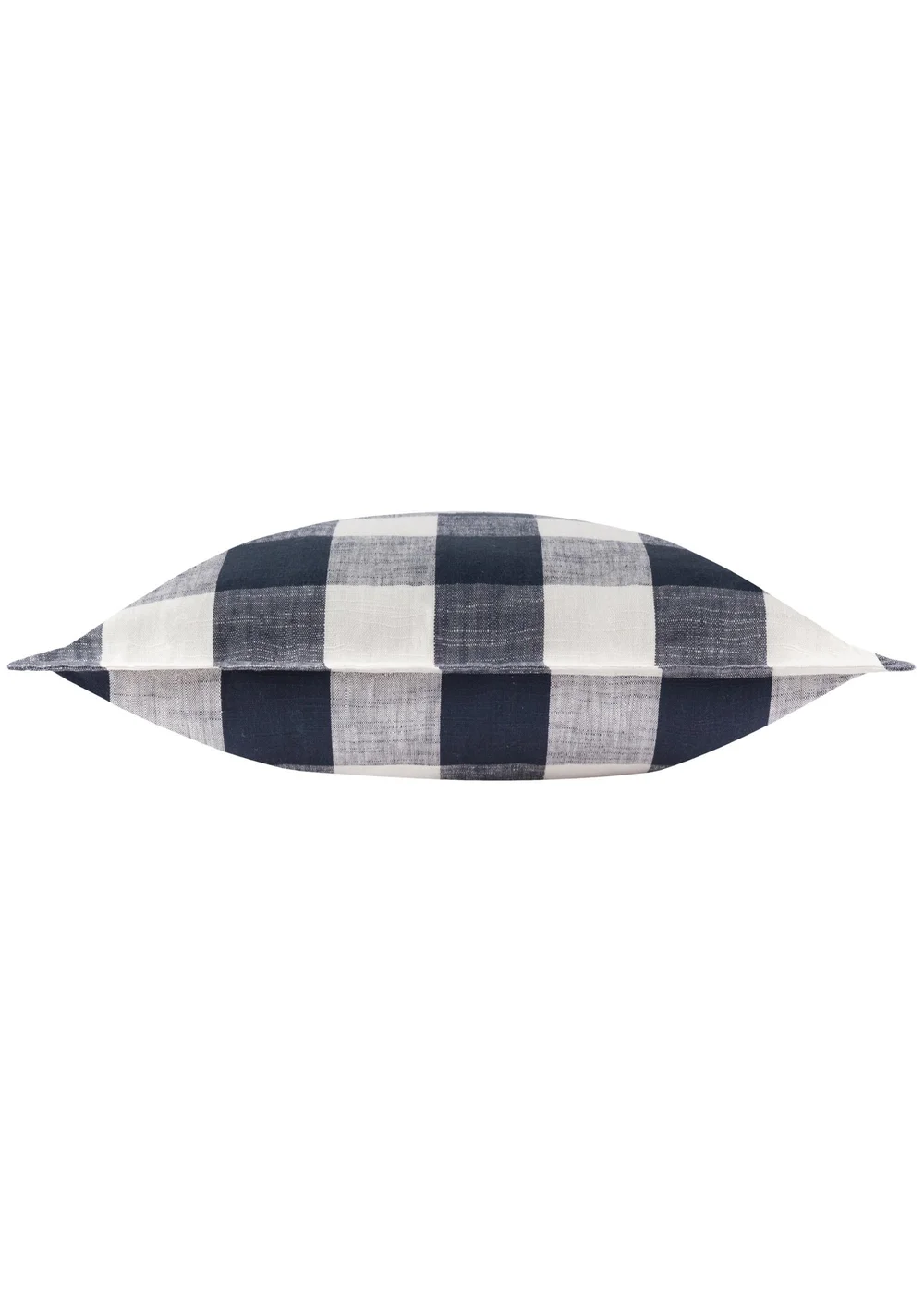 Yard Navy Chesil Check 100% Cotton Outdoor Outdoor Cushion - One Size Image 3