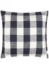 Yard Navy Chesil Check 100% Cotton Outdoor Outdoor Cushion - One Size Image 2