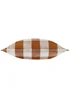Yard Rust Chesil Check 100% Cotton Outdoor Outdoor Cushion - One Size Image 3