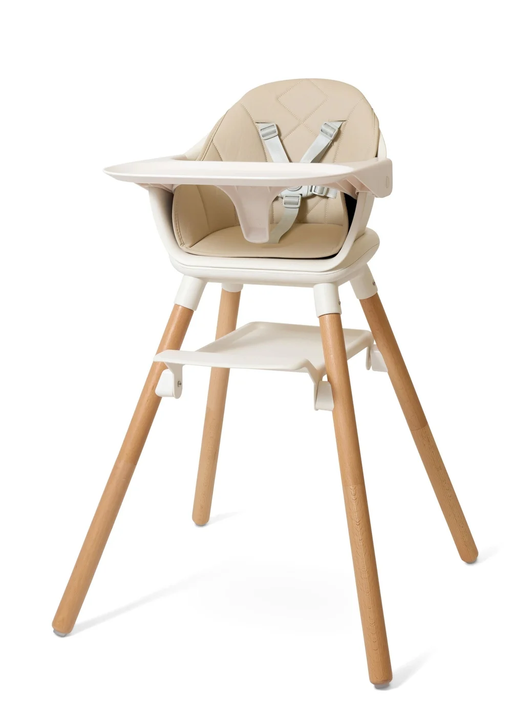 Clair de Lune Beige 6 in 1 High Chair - One Size Image 2