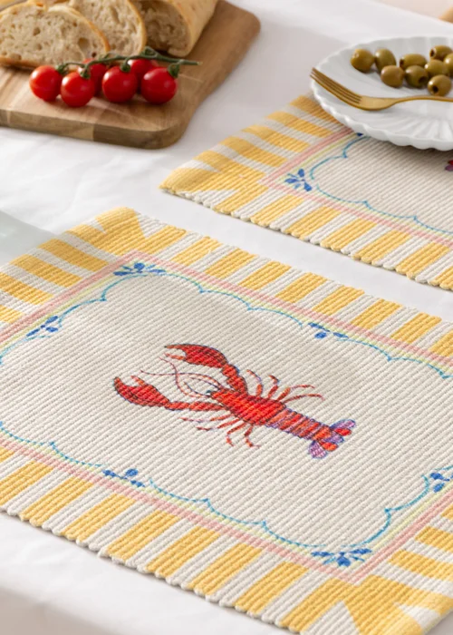 furn. Brunch Stripes Indoor/Outdoor Placemats - One Size Image 1