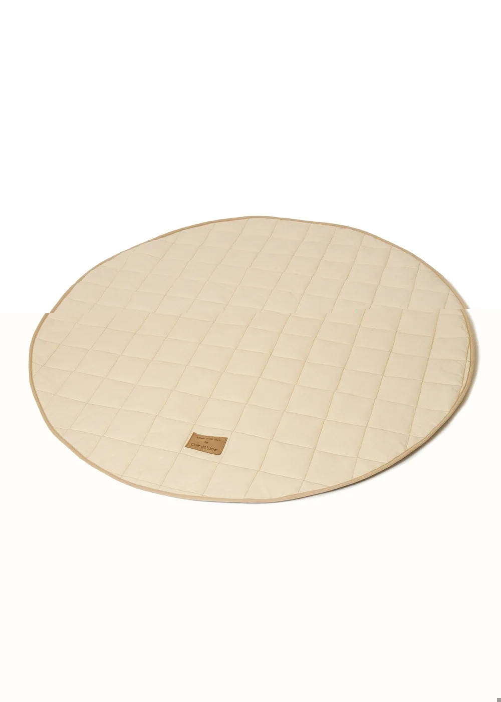 Clair de Lune Organic Cream Play Mat - 100 X 100 Image 2
