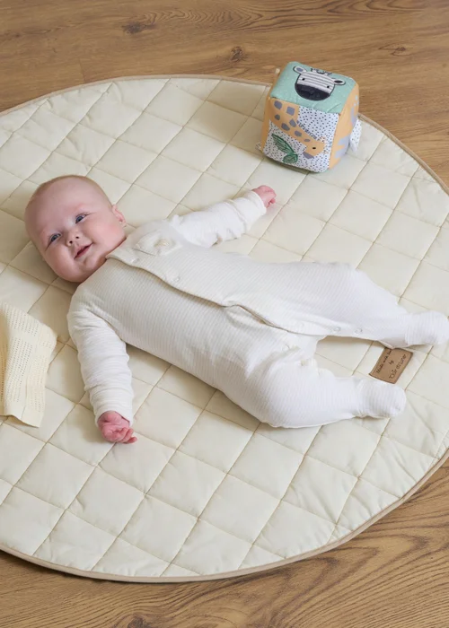 Clair de Lune Organic Cream Play Mat - 100 X 100 Image 1