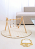 Clair de Lune Organic Cream Play Bundle Mat & Gym - 100 X 100 Image 6