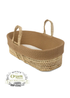 Clair de Lune Organic Biscuit Knitted Moses Basket - 0-6 Months Image 3