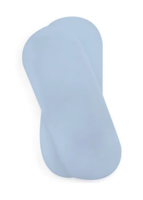 Clair de Lune 2 Pack Blue Moses Sheets - One Size Image 2