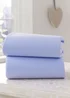 Clair de Lune 2 Pack Blue Moses Sheets - One Size Image 3