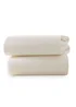 Clair de Lune 2 Pack Cream Cot Bed Sheets - 70 X 140 Image 3