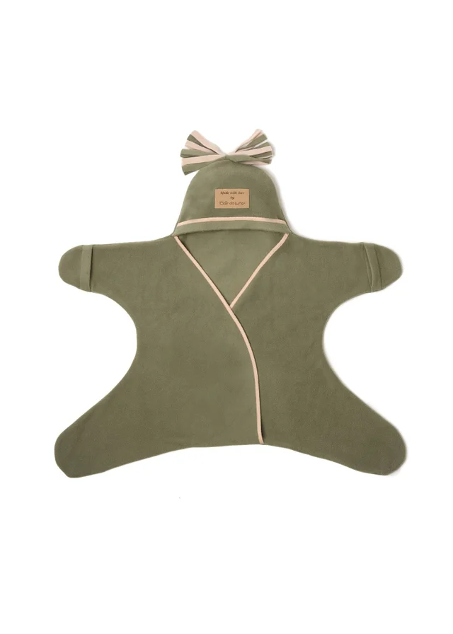 Clair de Lune Green Star Fleece Wrap
